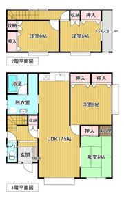 榊田貸家（春光町）の間取り画像