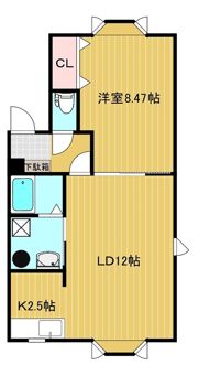 エフォールAの間取り画像