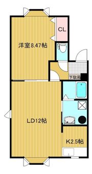 エフォールBの間取り画像