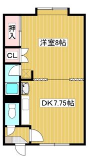 コーポラスササキ3の間取り画像