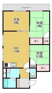 ヴィラナリー北見2の間取り画像