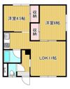 児島マンションの間取り画像