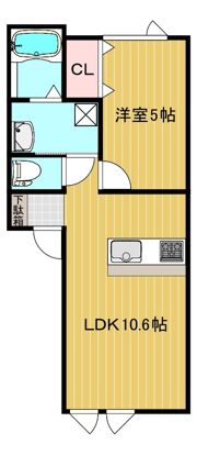 ルミナーレ三輪の間取り画像