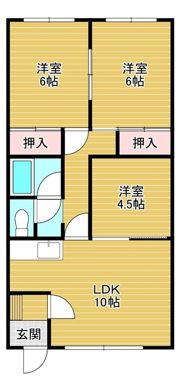 青柳マンションの間取り画像