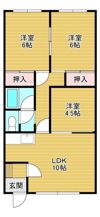 青柳マンションの間取り画像