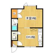 ホークハイツIの間取り画像
