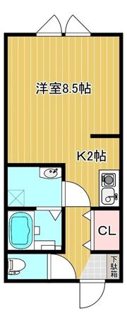 クレールの間取り画像
