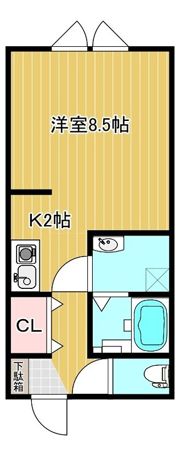 クレールの間取り画像