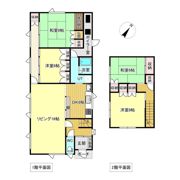 端野町二区447番地13貸家の間取り画像