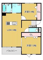 OCEANUS.actII（オケアノスアクトツー）の間取り画像