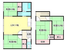 高栄東町3丁目貸家（8-17）の間取り画像