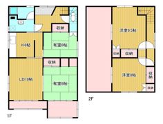 泉町2丁目5-17貸家の間取り画像