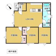 小泉675番 戸建て Aの間取り画像