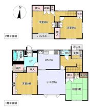 藤谷貸家（東三輪）の間取り画像