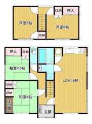 美山町西5丁目50番地58貸家の間取り画像