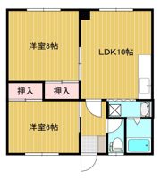 サン朝日の間取り画像