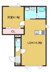フェリーチェBの間取り画像