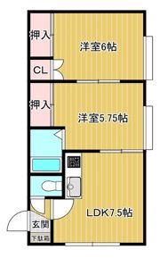 コーポエルムの間取り画像