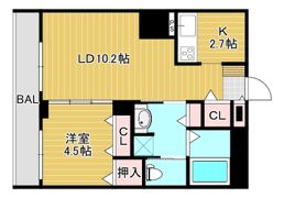 mottoたくま宿の間取り画像