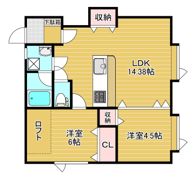 小泉254番地11貸室の間取り画像