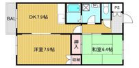 ハイツシャレードの間取り画像