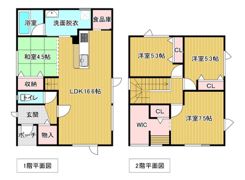 早坂貸家（東陵町）の間取り画像