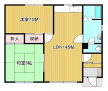 中ノ島 福田貸家の間取り画像