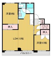 ビレッジハウス双葉 1号棟の間取り画像