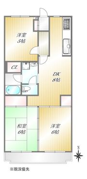 ファミーユ南町田の間取り画像