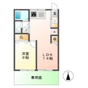 コーポシャルマンの間取り画像