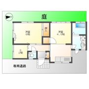 八木昭一貸家 2の間取り画像