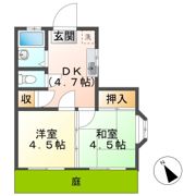 メゾンつくし野の間取り画像