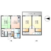 テラスハウスKの間取り画像