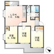 ソレイユ成瀬台Iの間取り画像