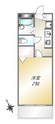 平和マンションの間取り画像