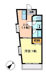 ベルジュモーブ（女性限定マンション）の間取り画像