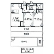 ウエストヒルズの間取り画像