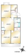 センチュリーハイツつくし野1の間取り画像