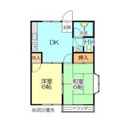 第2コーポオオヌキの間取り画像