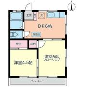 睦ハイツの間取り画像