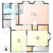 ゴールドハイツAの間取り画像