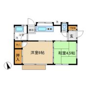 三塚平屋の間取り画像