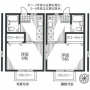 エステート長津田Iの間取り画像