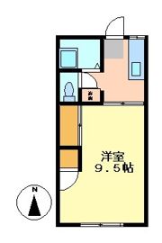 越路ハイツ (5年定期借家)の間取り画像