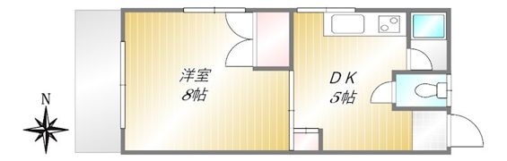 ブルク大澤の間取り画像