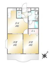 クレール大澤の間取り画像