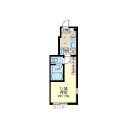 シャテーニュ東林間の間取り画像