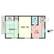 河合ハイツの間取り画像