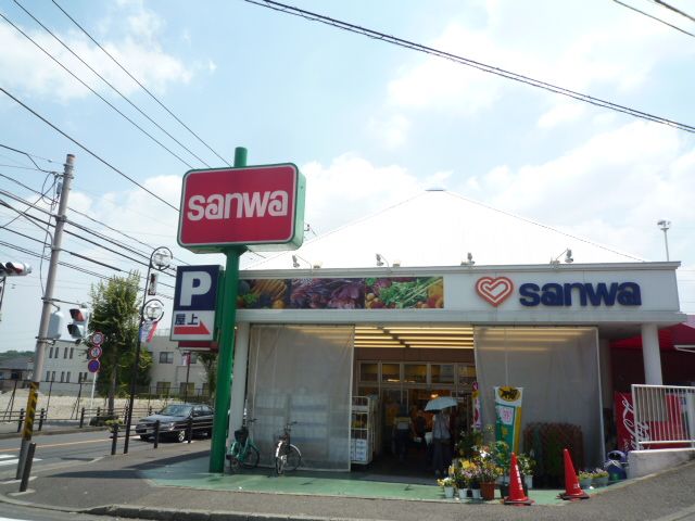 近くのsanwa奈良北店まで607m(徒歩8分)