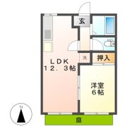 コーポ城山の間取り画像